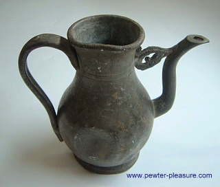 Antique Pewter Creamer Pot