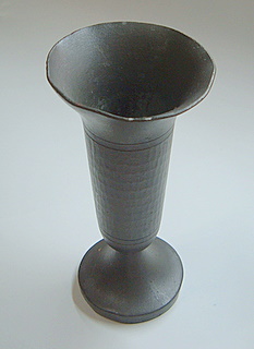 Hammered-Pewter-Goblet-Old