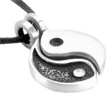 Yin Yang Pewter Pendant