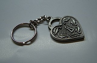 Pewter Keychain 1