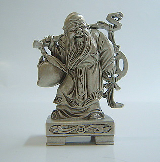Pewter God of Longevity 3