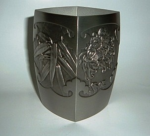 Pewter Caddy - Four Gentlemen 2 Pewter Caddy - Four Gentlemen 2